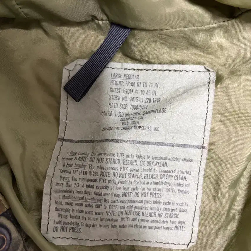 [BUNJANG] US Military Gore-Tex Jacket LR / 미군 고어텍스자켓 LR