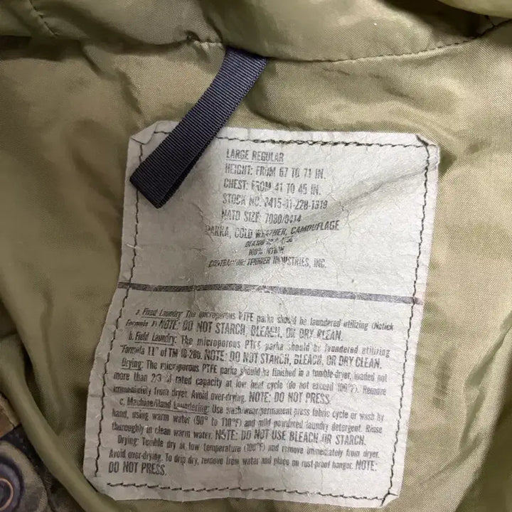 [BUNJANG] US Military Gore-Tex Jacket LR / 미군 고어텍스자켓 LR