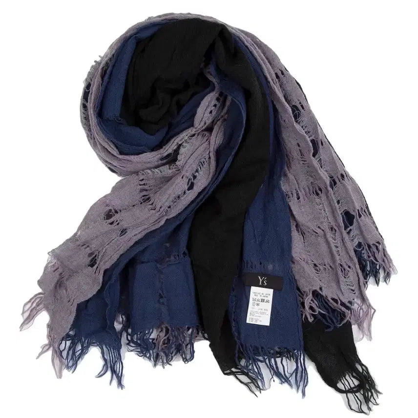 [BUNJANG] Y's Layered Wool Muffler / (네고가능)요지 야마모토 트리플 레이어드 울 머플러 Y's Layered