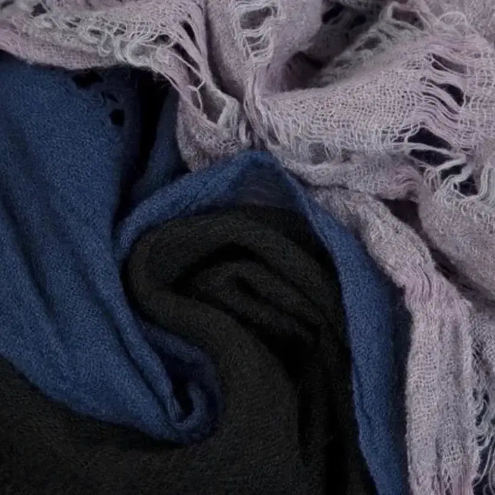 [BUNJANG] Y's Layered Wool Muffler / (네고가능)요지 야마모토 트리플 레이어드 울 머플러 Y's Layered