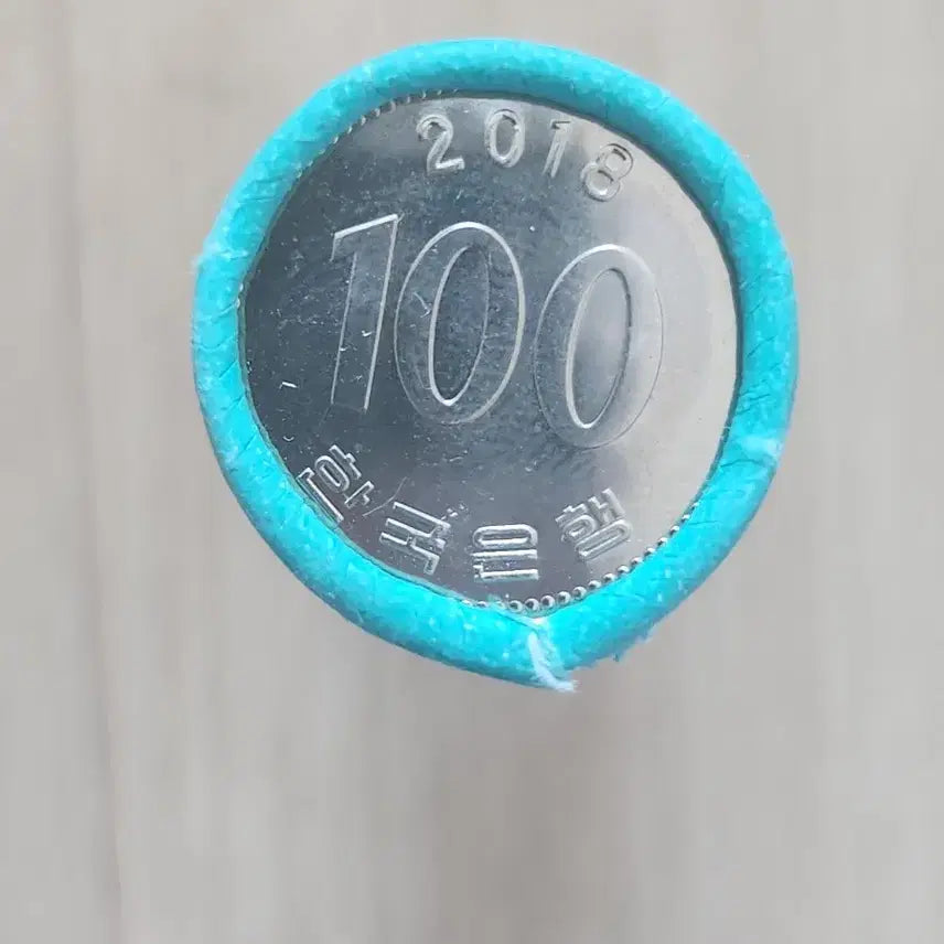 [BUNJANG] Bank of Korea 2018 100th Anniversary Roll Coin (Double-Sided Numbers) / 뉴스에도 나온~2018년100주(양면숫자)..한국은행롤주화.