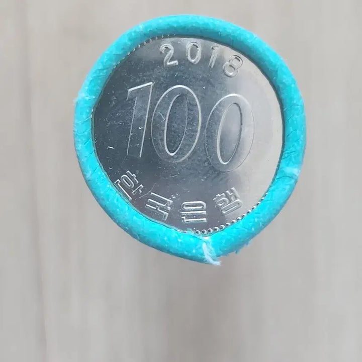 [BUNJANG] Bank of Korea 2018 100th Anniversary Roll Coin (Double-Sided Numbers) / 뉴스에도 나온~2018년100주(양면숫자)..한국은행롤주화.