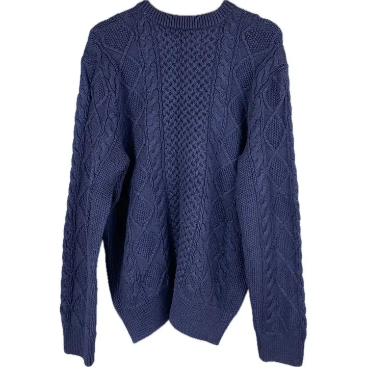 [BUNJANG] Polo Ralph Lauren Cable Knit Cotton Sweater / [L] 폴로 랄프로렌 꽈배기 코튼 니트