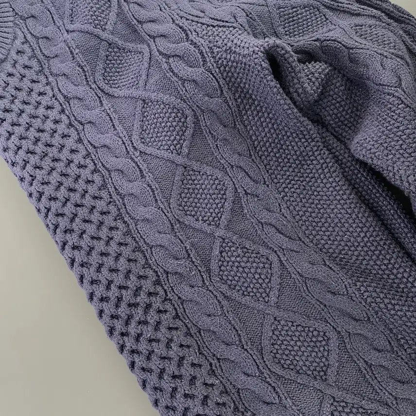 [BUNJANG] Polo Ralph Lauren Cable Knit Cotton Sweater / [L] 폴로 랄프로렌 꽈배기 코튼 니트