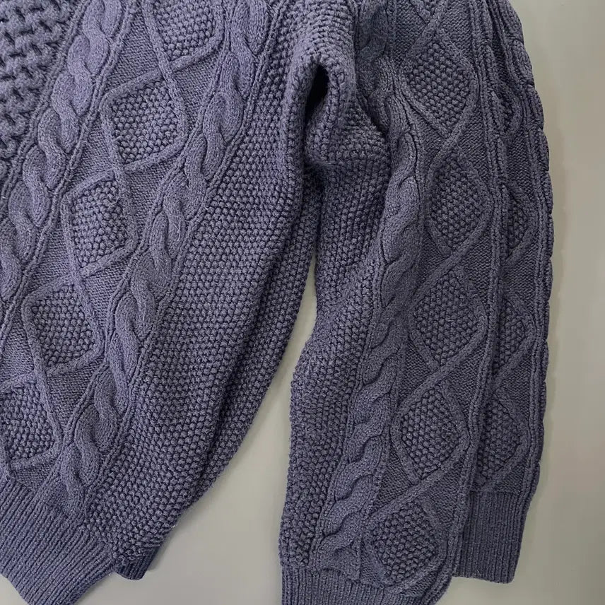 [BUNJANG] Polo Ralph Lauren Cable Knit Cotton Sweater / [L] 폴로 랄프로렌 꽈배기 코튼 니트