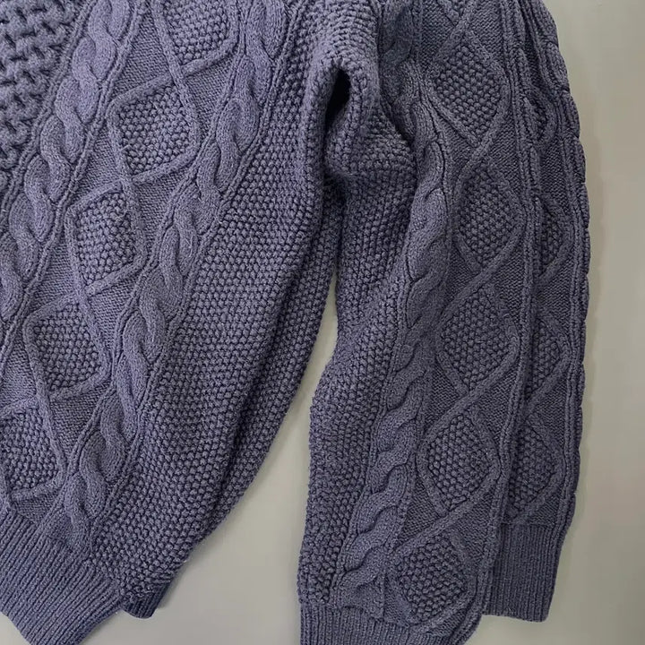 [BUNJANG] Polo Ralph Lauren Cable Knit Cotton Sweater / [L] 폴로 랄프로렌 꽈배기 코튼 니트
