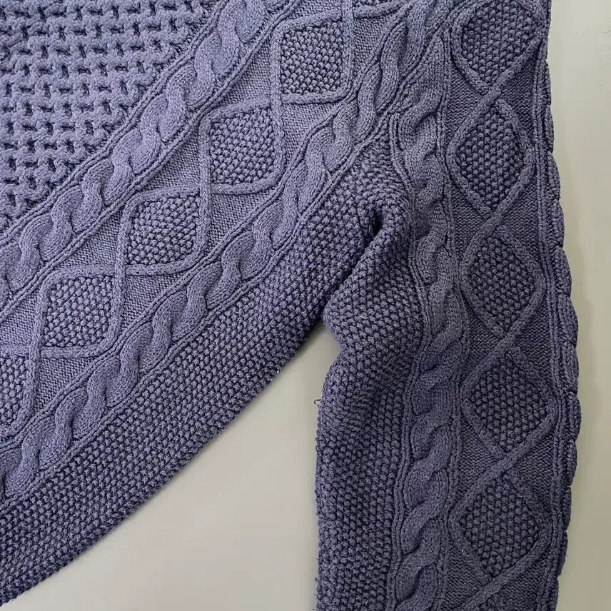 [BUNJANG] Polo Ralph Lauren Cable Knit Cotton Sweater / [L] 폴로 랄프로렌 꽈배기 코튼 니트