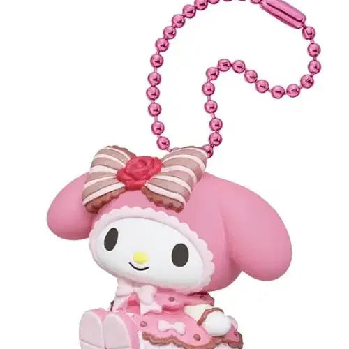 [BUNJANG] My Melody &amp; Kuromi Lolita Mascot Keychain Set (5 Types) / 마이멜로디 쿠로미 로리타 마스코트 키링 5종세트