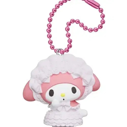 [BUNJANG] My Melody &amp; Kuromi Lolita Mascot Keychain Set (5 Types) / 마이멜로디 쿠로미 로리타 마스코트 키링 5종세트