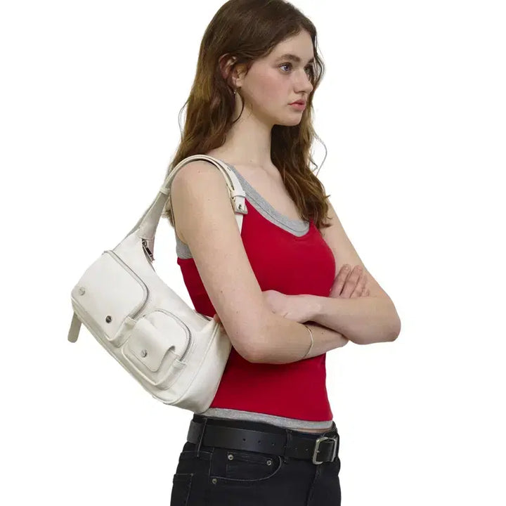 [BUNJANG] Muur Cargo Bag Cream / 무르 카고백 크림