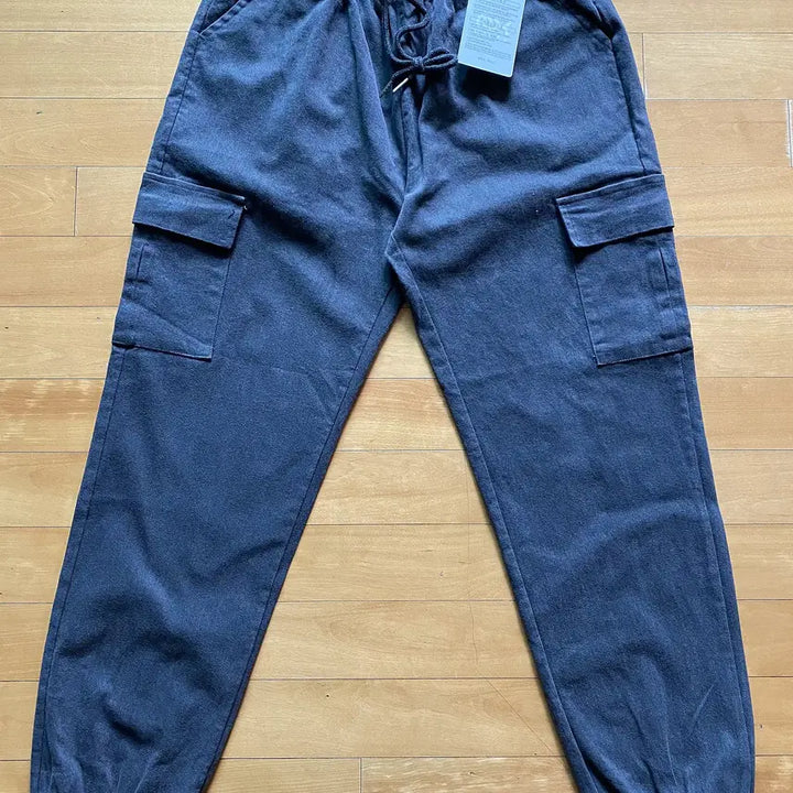 [BUNJANG] Unbranded Washed Cotton Strap Banding Jogger Pants / <봄신상품> 봄가을용 워싱면 스트랩밴딩 무지조거팬츠