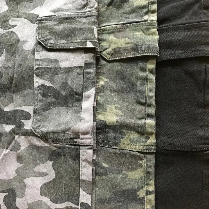 [BUNJANG] Spring/Autumn Washed Cotton Cargo Jogger Pants / <봄신상품> 봄가을용 워싱면 스트랩밴딩 카고조거팬츠