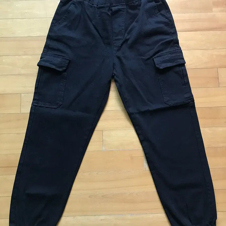 [BUNJANG] Spring/Autumn Washed Cotton Cargo Jogger Pants / <봄신상품> 봄가을용 워싱면 스트랩밴딩 카고조거팬츠
