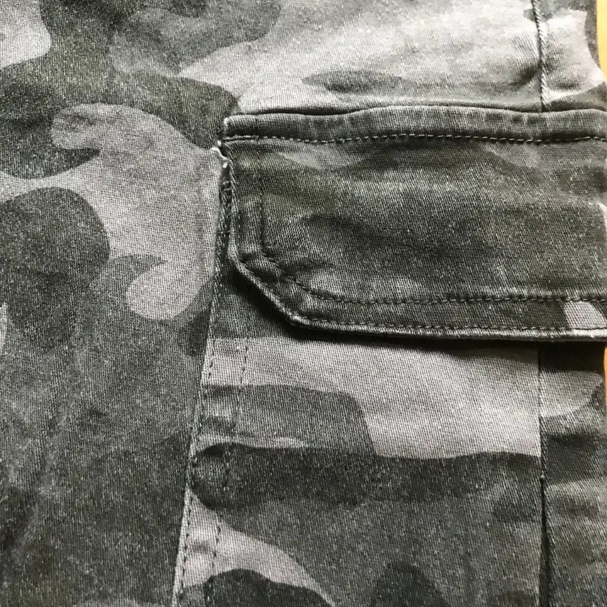 [BUNJANG] Spring/Autumn Washed Cotton Cargo Jogger Pants / <봄신상품> 봄가을용 워싱면 스트랩밴딩 카고조거팬츠