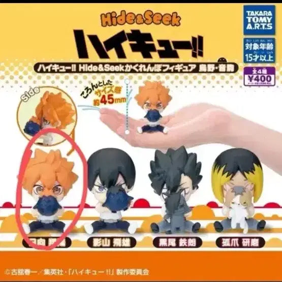 [BUNJANG] Haikyu Hinata Figure / 하이큐 숨바꼭질 히나타 피규어