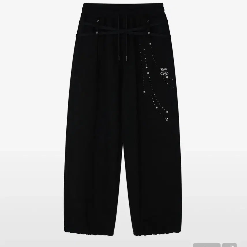 [BUNJANG] Kashiko Zenu Belt Sweat Pants Black / 카시코 kashiko zenu belt sweat pants black