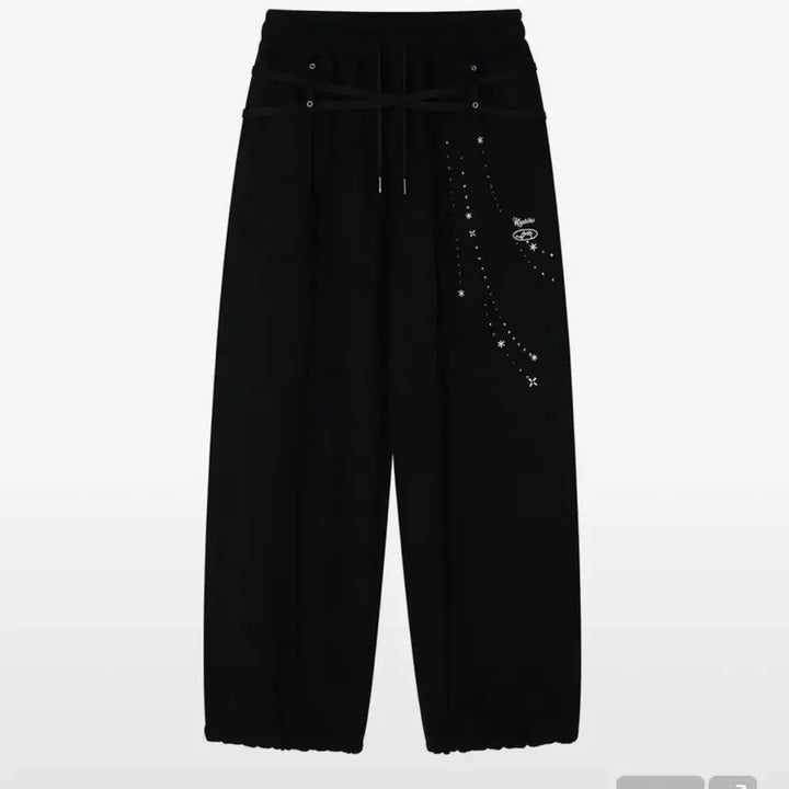 [BUNJANG] Kashiko Zenu Belt Sweat Pants Black / 카시코 kashiko zenu belt sweat pants black