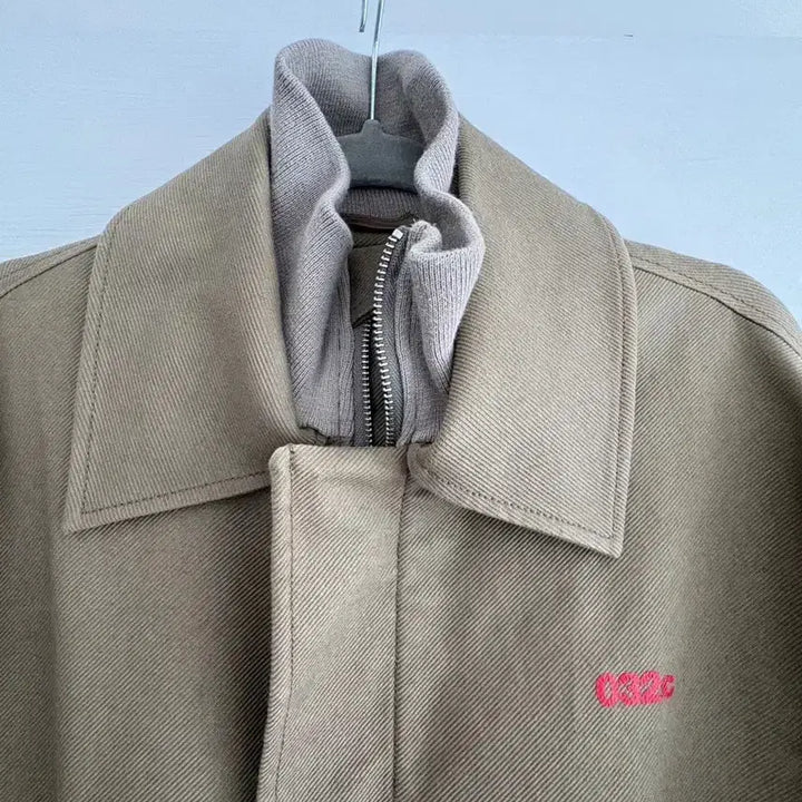 [BUNJANG] 032C Khaki Cotton Trench Coat / (분더샵) 032C 남성 트렌치코트