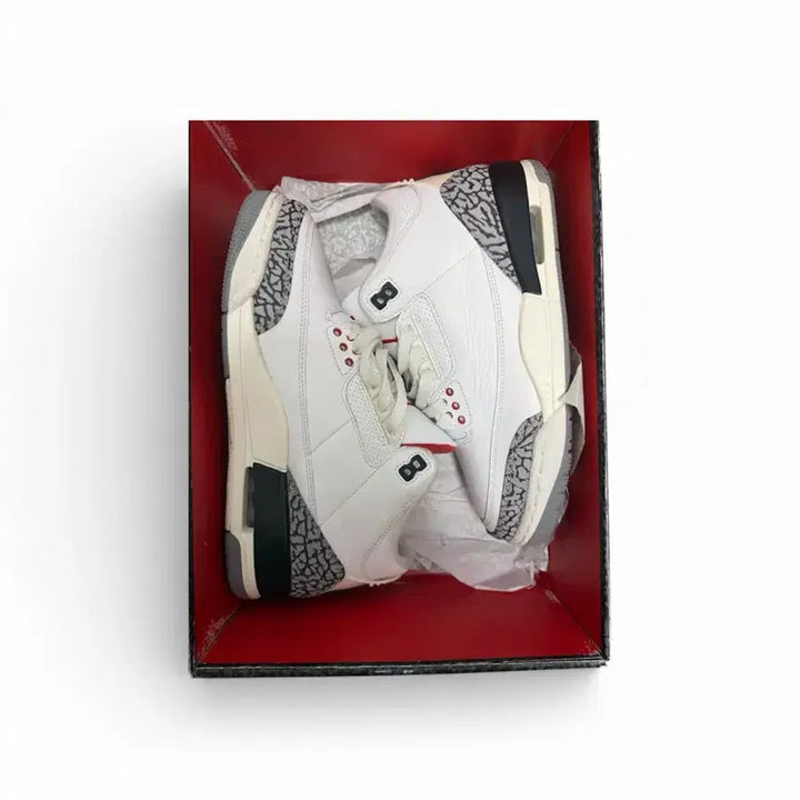 [BUNJANG] Air Jordan 3 Retro White Cement Reimagined Sneakers / 조던 3 레트로 화이트 시멘트 리이매진드