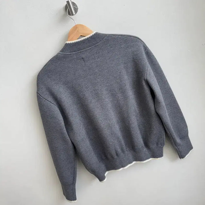 [BUNJANG] M12 Wool Blended Knitting Bomber Jacket / M12 울블렌디드 니팅 보머 점퍼