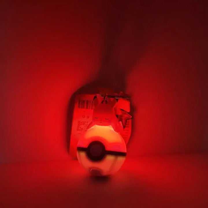 [BUNJANG] Pokemon Pikachu Monster Ball LED Keyring / 피카츄 몬스터볼 LED 키링