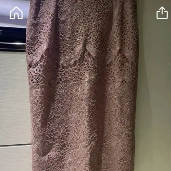 [BUNJANG] Renne Lace Skirt M (66) Pink New / 렌느 레이스스커트 M(66) 새상풉