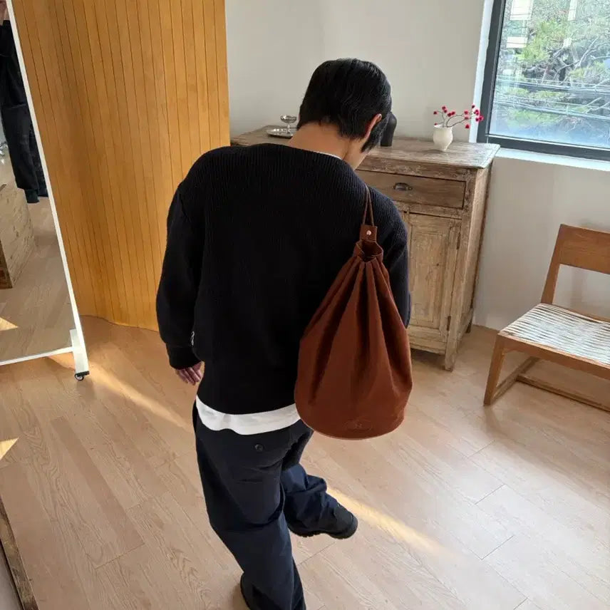 [BUNJANG] Hermes Polochon Shoulder Bag Brown / 에르메스 폴로숑 숄더백