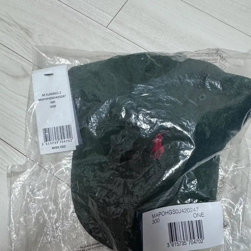 [BUNJANG] Polo Chino Baseball Cap Green / 폴로 치노 베이스볼 캡 그린