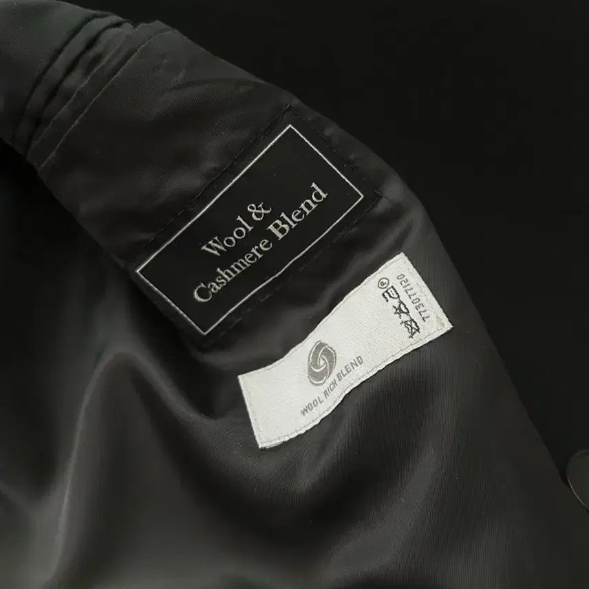 [BUNJANG] In Silence Cashmere Double Long Coat Black S Size / 인사일런스 캐시미어 더블 롱 코트 BLACK S사이즈