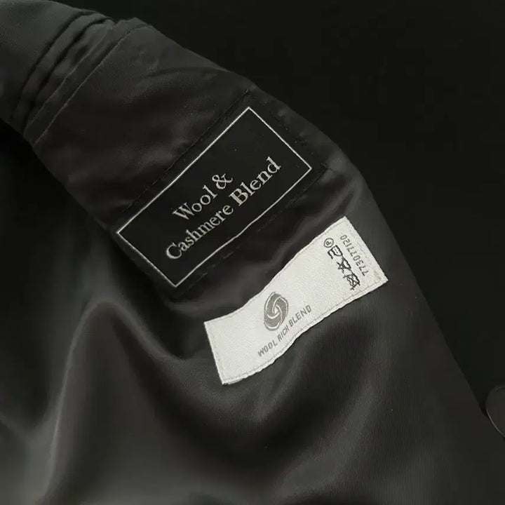 [BUNJANG] In Silence Cashmere Double Long Coat Black S Size / 인사일런스 캐시미어 더블 롱 코트 BLACK S사이즈