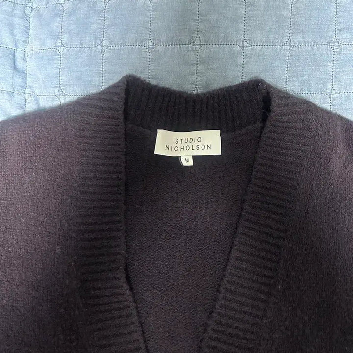 [BUNJANG] Studio Nicholson Brown Cardigan / M) 스튜디오 니콜슨 브라운 가디건
