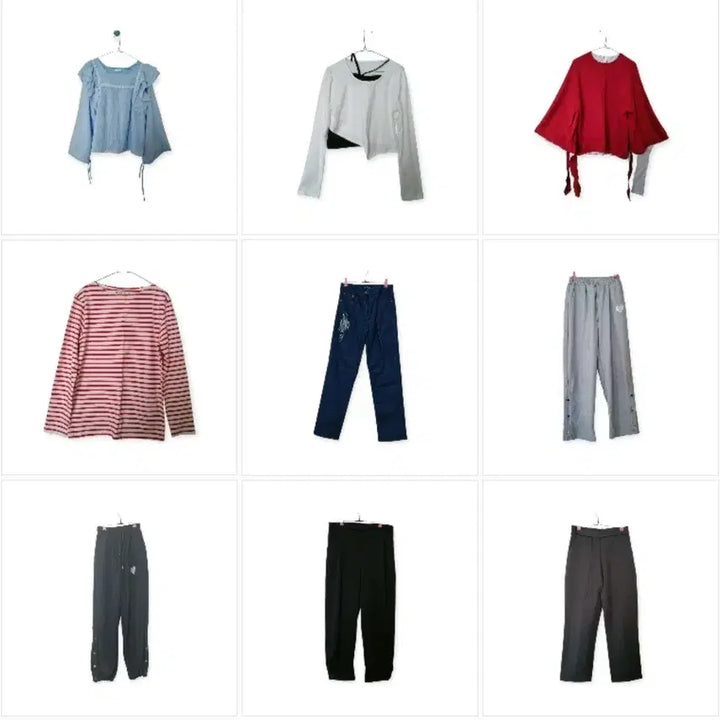 [BUNJANG] Bundle Set of 59 Used Clothing Items / 미착용 깨끗한 옷 중고의류 59벌 일괄 판매 리셀 환영