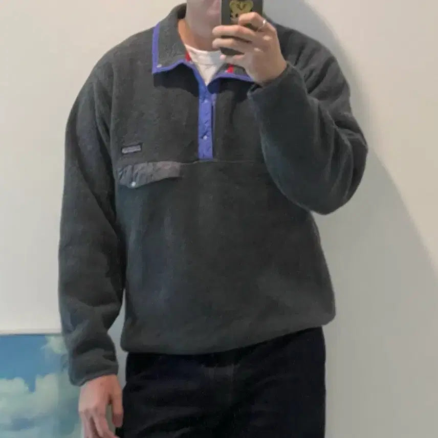 [BUNJANG] Patagonia Synchilla Gray Fleece Jacket / USA 파타고니아 신칠라 그레이 L사이즈