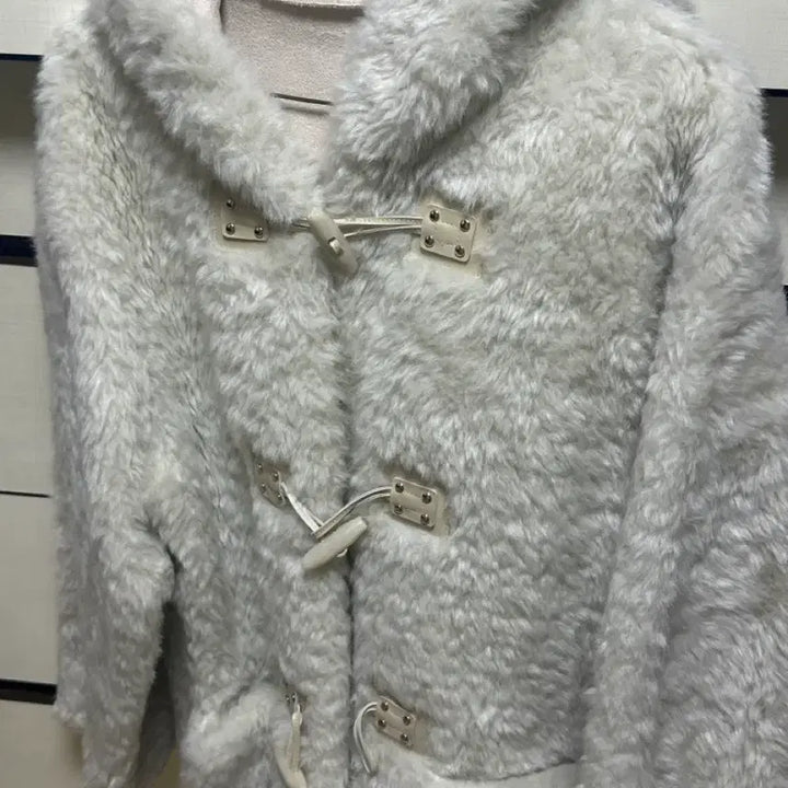 [SOLD OUT] 위아 슈페너 후드 무스탕 오버핏 데일리 떡볶이코트 반코트 울코트 겨울코트