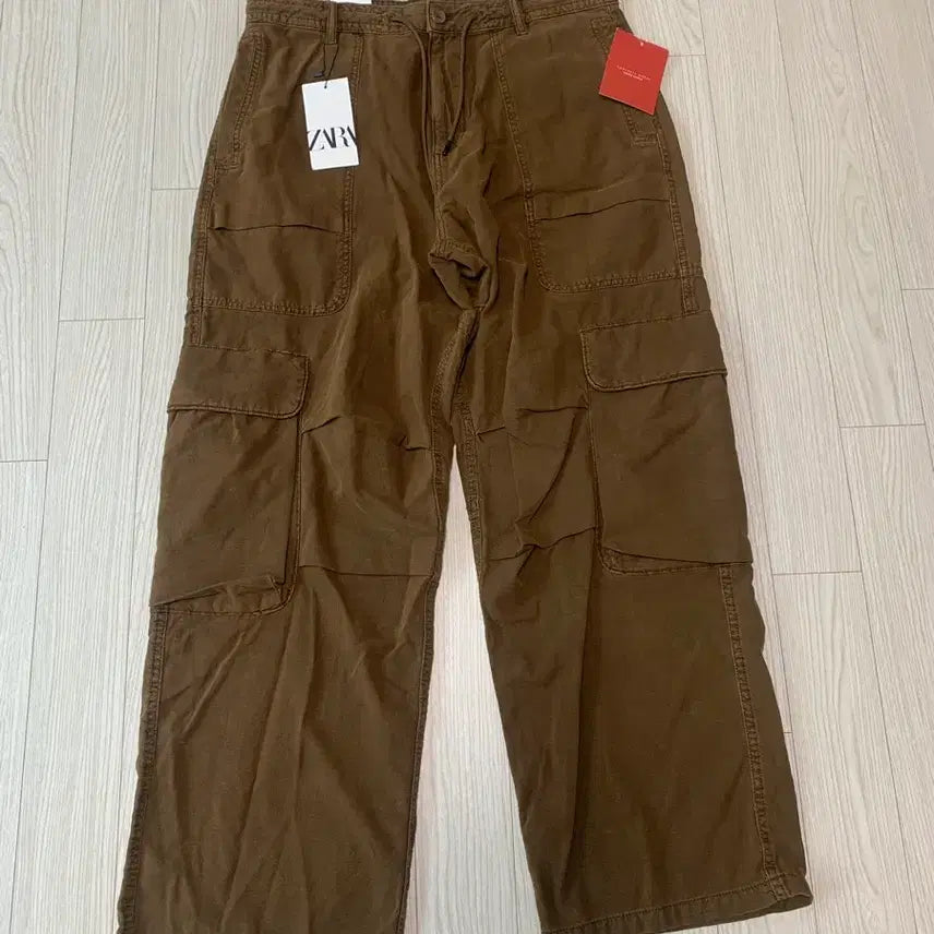[BUNJANG] Zara Cargo Pants Brown / 자라 카고 바지 브라운