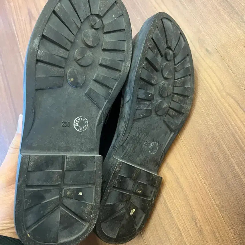 [BUNJANG] Black Loafer Flats Shoes - Size 250 / 검정색 로퍼 단화 신발 250 shoes sneakers