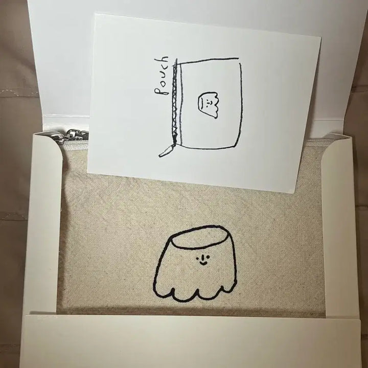 [BUNJANG] Woowo Pouch Set / (새상품) 우무 파우치 지퍼파우치 끈파우치