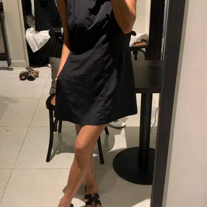 [BUNJANG] Black Mini Jumpsuit / 블랙 미니 점프수트