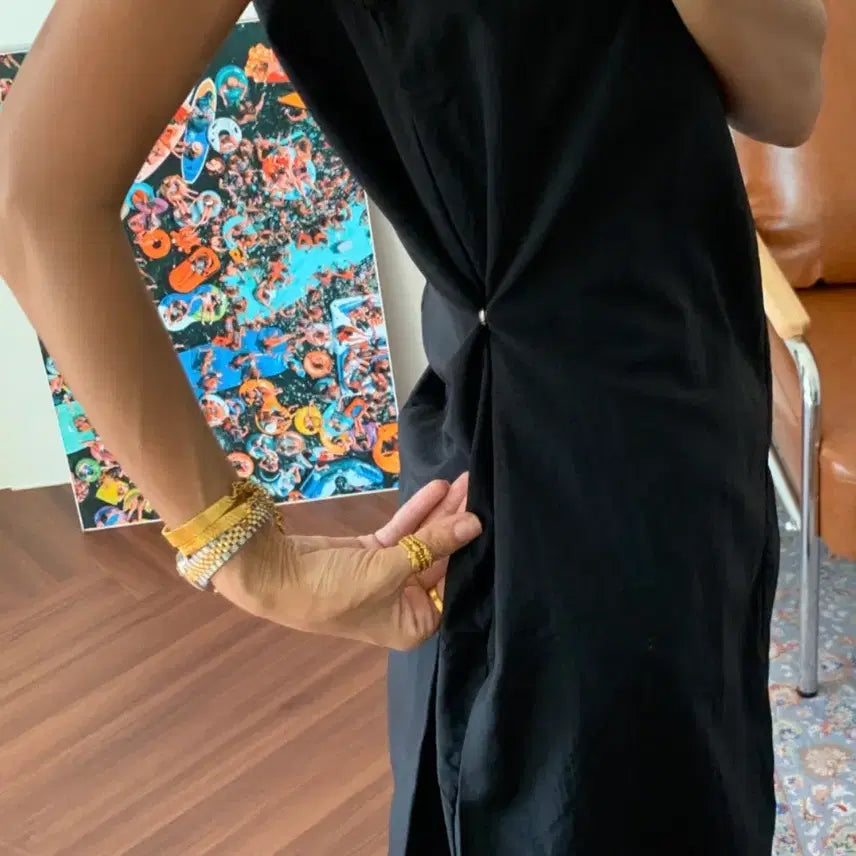 [BUNJANG] Black Mini Jumpsuit / 블랙 미니 점프수트
