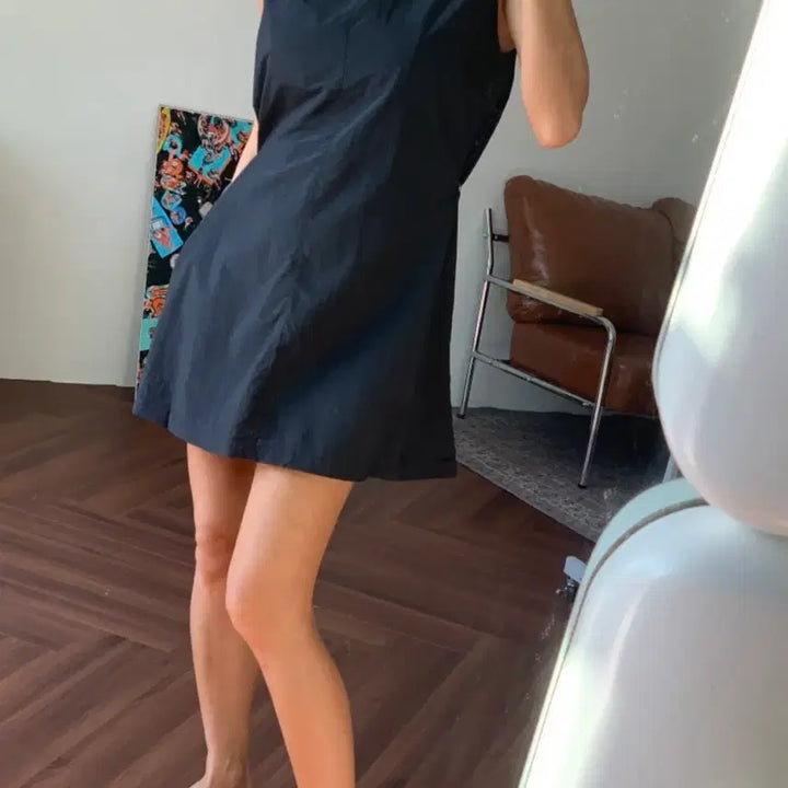 [BUNJANG] Black Mini Jumpsuit / 블랙 미니 점프수트