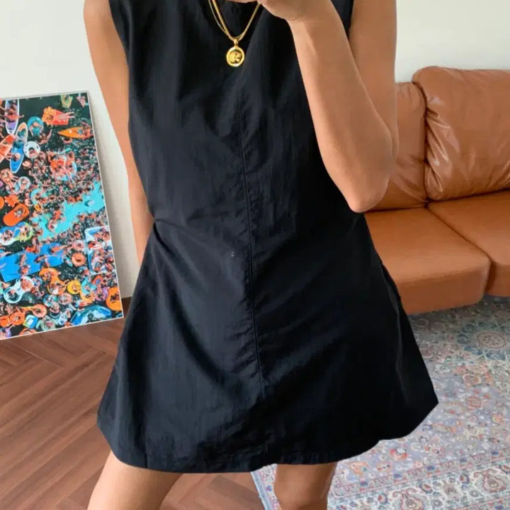 [BUNJANG] Black Mini Jumpsuit / 블랙 미니 점프수트
