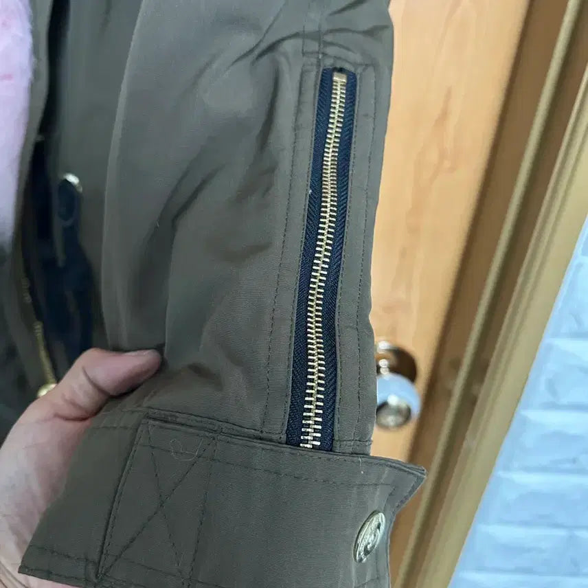 [BUNJANG] Moose Knuckles Steeling Parka with Pink Fox Fur / 무스너클 스틸링 파카 핑크퍼 카키 폭스