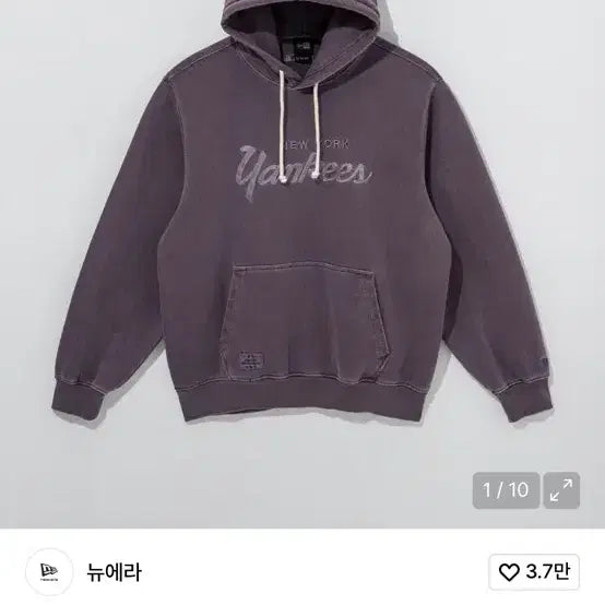 [BUNJANG] New Era New York Yankees Hoodie / 뉴에라 뉴욕 양키스 후드티