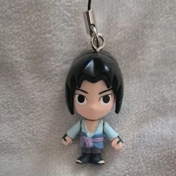 [BUNJANG] Bandai Naruto Uchiha Sasuke Mini Figure Keyring / 반다이 나루토 미니 고전 피규어 스트랩 우치하 사스케 키링