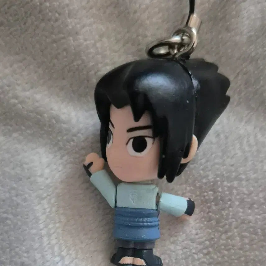[BUNJANG] Bandai Naruto Uchiha Sasuke Mini Figure Keyring / 반다이 나루토 미니 고전 피규어 스트랩 우치하 사스케 키링