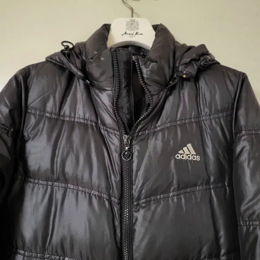 [BUNJANG] Adidas L34434 Black Padded Jacket (Size 85) / 아디다스 L34434 블랙 패딩 85  명품