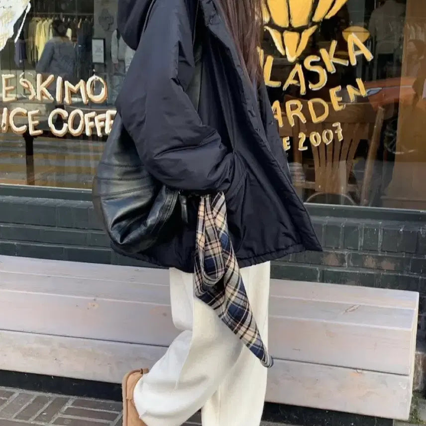 [BUNJANG] Rogaden Lightweight Padded Jacket (Burgundy) / 로가든 경량패딩 (버건디)