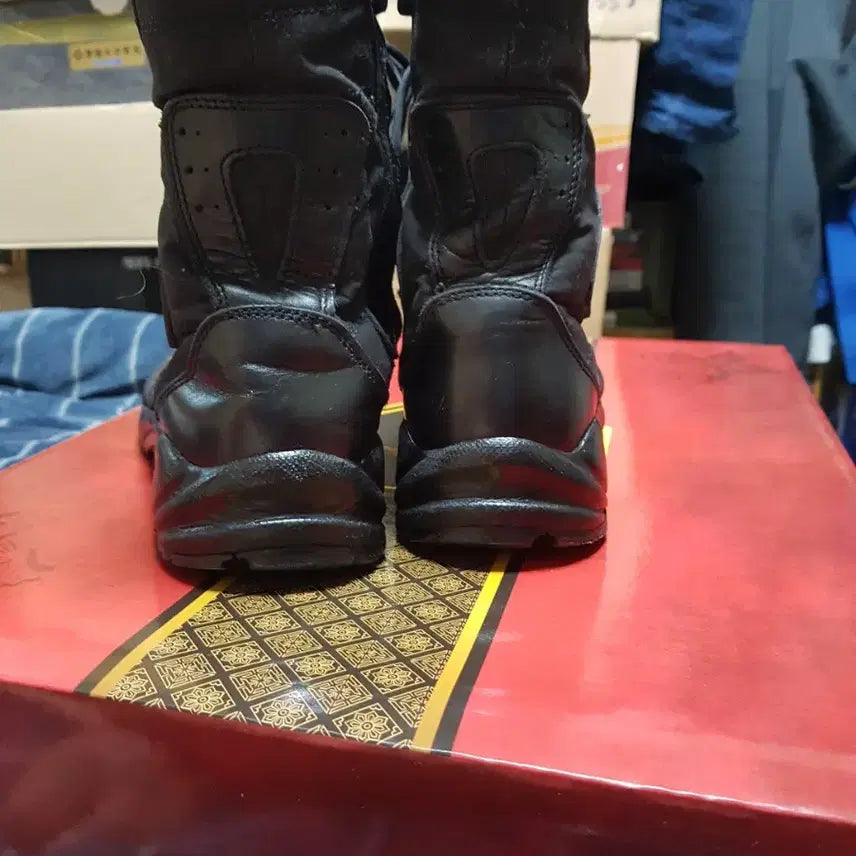 [BUNJANG] Treksta Black Tactical Zipper Walker Boots 260R / 트렉스타 검정색 택티컬 워커 지퍼 부츠 260R 판매
