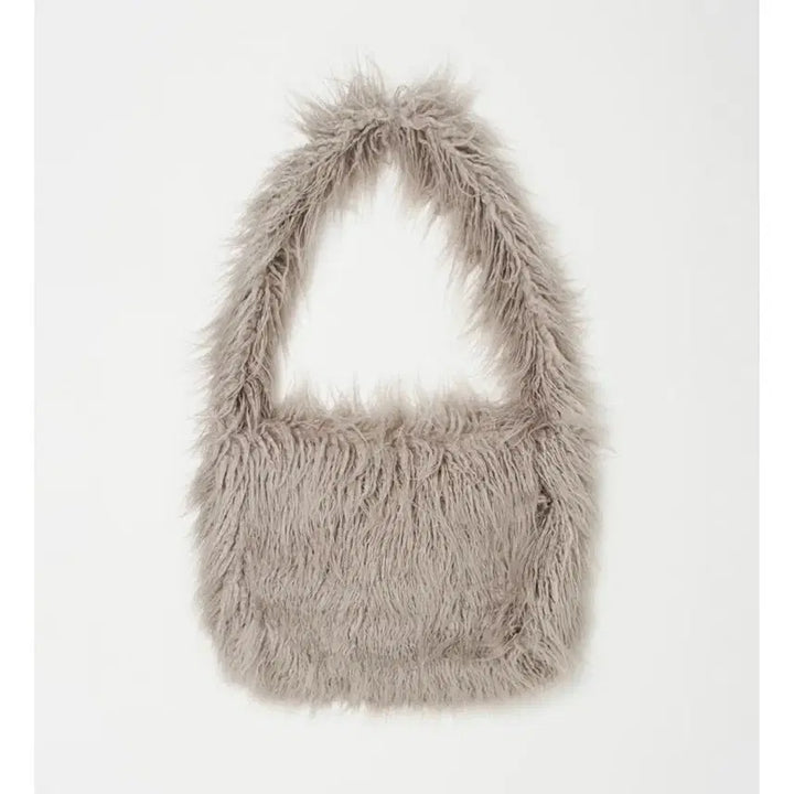 [BUNJANG] Nothing Everything Vegan Fur Crossbody Bag / 낫띵에브리띵 비건 퍼 크로스바디 백