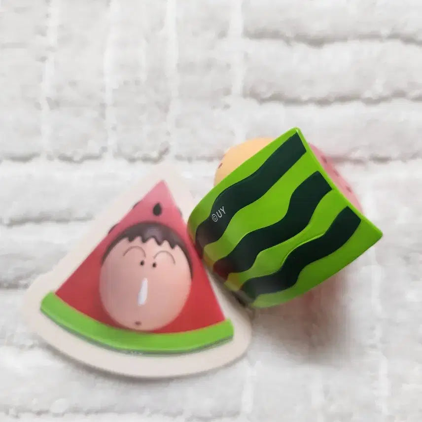 [BUNJANG] Crayon Shin-chan Fruit Character Figure Set (7 Types) / 짱구 과일 캐릭터 피규어 7종(맹구수박포함)